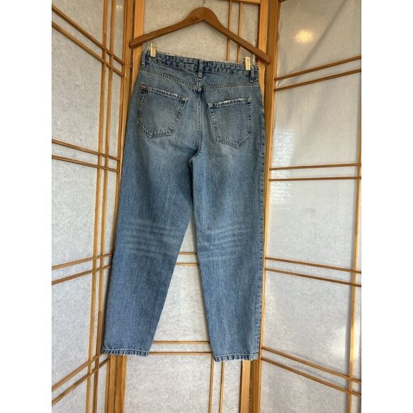 BDG Blue Denim Jeans Womens 28 Drawstring Straight Pants Urban Outfitters - Picture 4 of 7